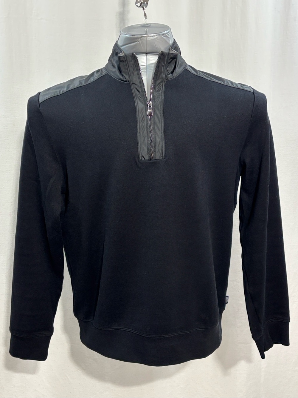 Hugo Boss Men's Black Half-Zip Pullover Sweater party every day work business252